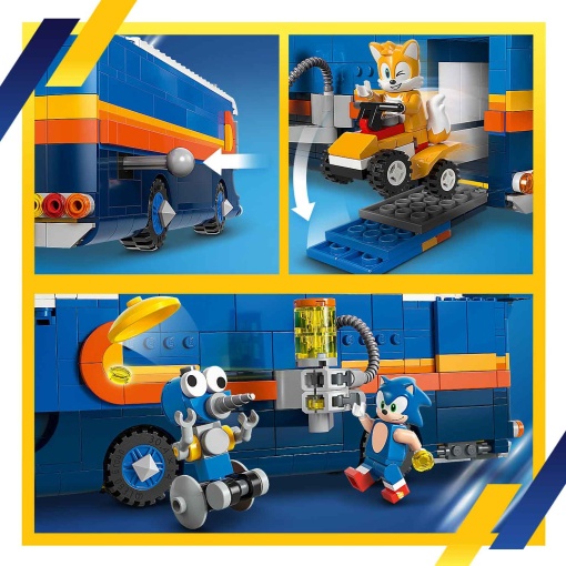 LEGO Sonic The Hedgehog camião de comando Team Sonic 77006