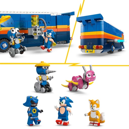 LEGO Sonic The Hedgehog camião de comando Team Sonic 77006