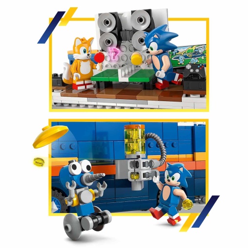 LEGO Sonic The Hedgehog camião de comando Team Sonic 77006