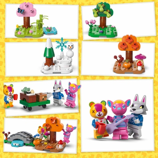 LEGO Animal Crossing casas criativas: estações do ano 77057