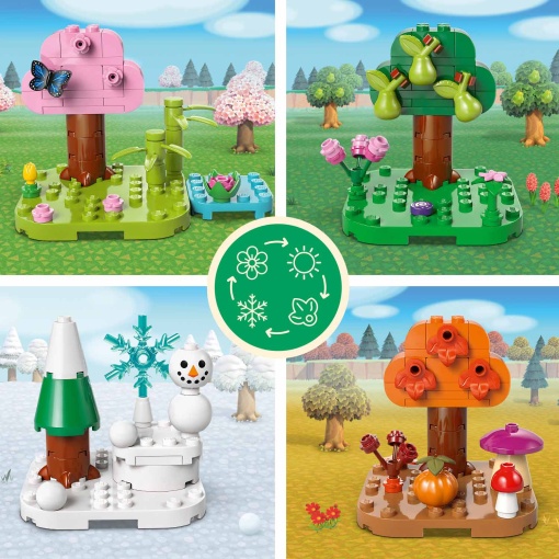 LEGO Animal Crossing casas criativas: estações do ano 77057