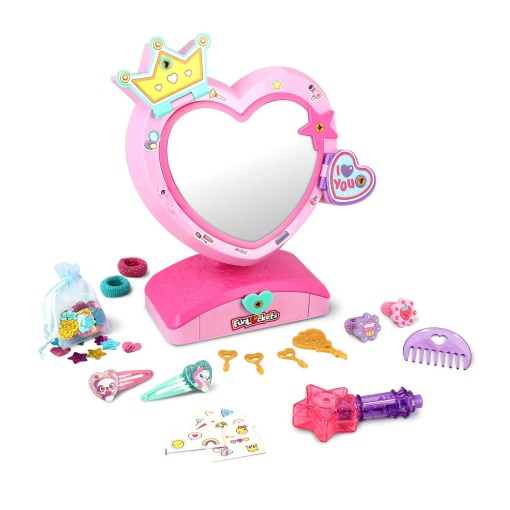 ESPELHO MAGICO COM BRILHANTES PARA CABELO JUMBO FUNLOCKETS 1120100564
