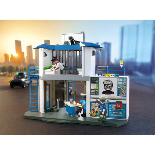 PLAYMOBIL CITY ACTION ESQUADRA COM SALA DE INVESTIGACAO 71874