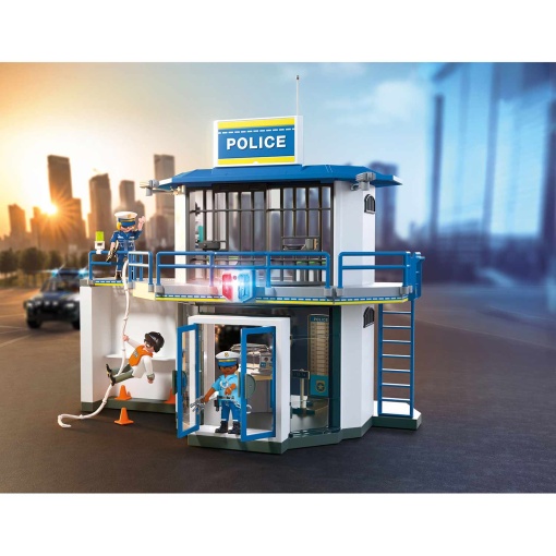 PLAYMOBIL CITY ACTION ESQUADRA COM SALA DE INVESTIGACAO 71874