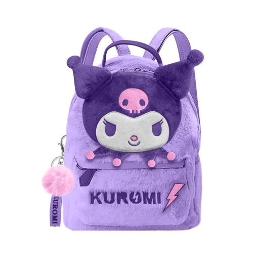MOCHILA DE PELUCIA KUROMI 32CM KU00028
