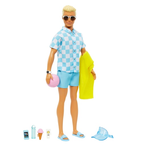 KEN BARBIE dia de praia Mattel HPL74