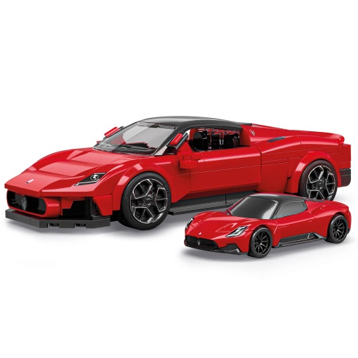 HOT WHEELS Speed Series Brick Shop Maserati MC20 250 peças Mattel JFR90