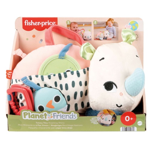 Peluche sensorial rinoceronte FISHER-PRICE Mattel HYR55