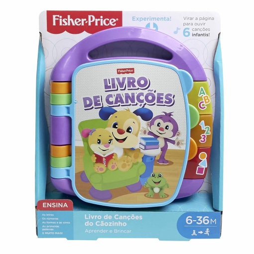 Livro de canções do cãozinho FISHER-PRICE Mattel FVT23