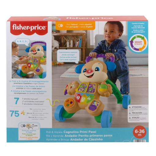 Andador cãozinho aprender e brincar FISHER-PRICE Mattel HHX15