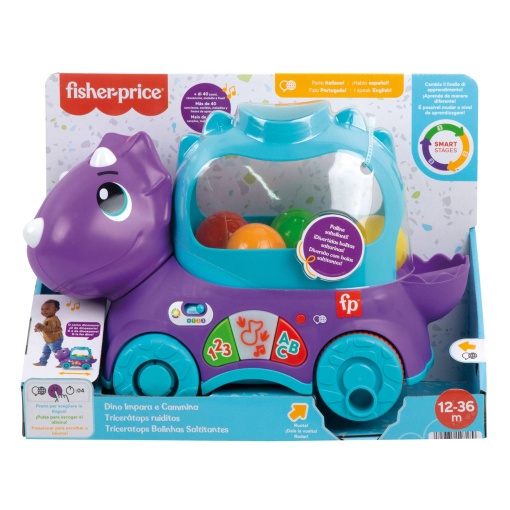 Triceratops bolinhas saltitantes FISHER-PRICE Mattel HNR52