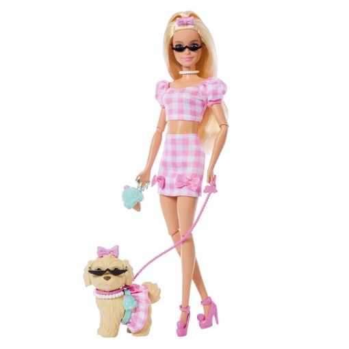 BARBIE Twinning Looks Malibu e cachorro Mattel JFP36