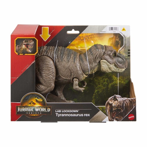 JURASSIC WORLD Lab Lockdown Tyrannosaurus 45cm Mattel JGM16