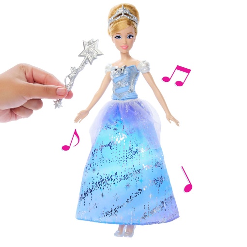 DISNEY Princess Cinderela com vestido de baile Mattel JBF94