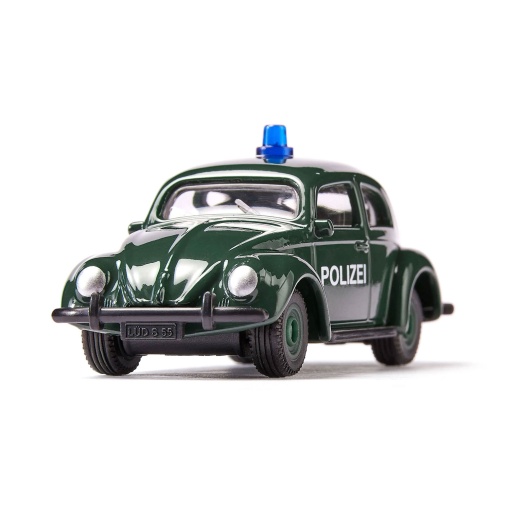 Carro VW Beetle polícia miniatura SIKU