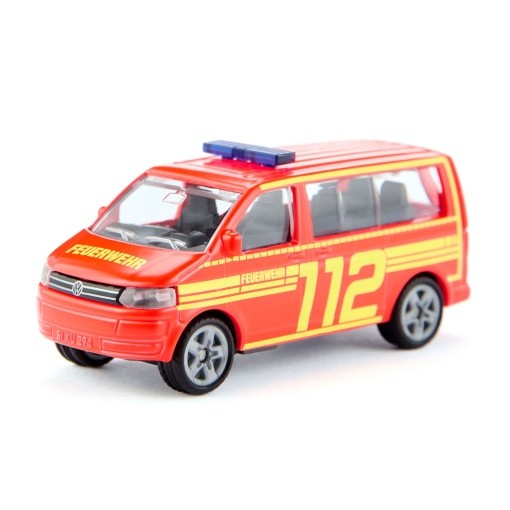 Carrinha VW T5 Fire Command Car miniatura SIKU