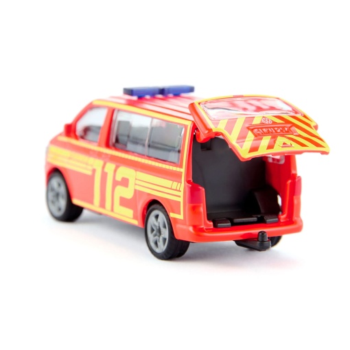 Carrinha VW T5 Fire Command Car miniatura SIKU
