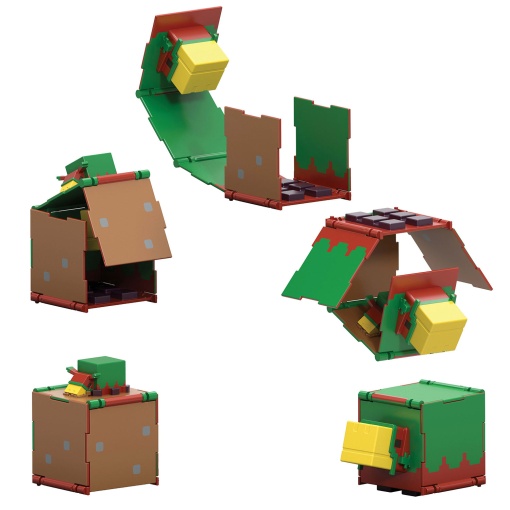 MINECRAFT Flippin' Figs 2 em 1 bebé Sniffer + Sniffer de relva Mattel HTL43/JCN25