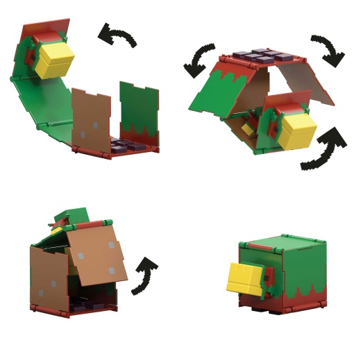 MINECRAFT Flippin' Figs 2 em 1 bebé Sniffer + Sniffer de relva Mattel HTL43/JCN25
