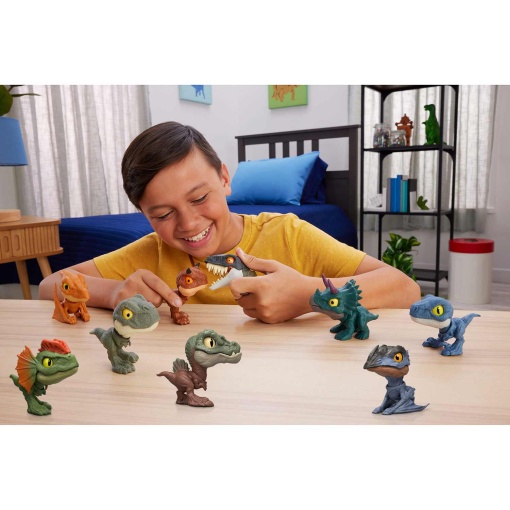 JURASSIC WORLD Mighty Little Biters Spinosaurus 7,5cm Mattel JFC86/JFC98