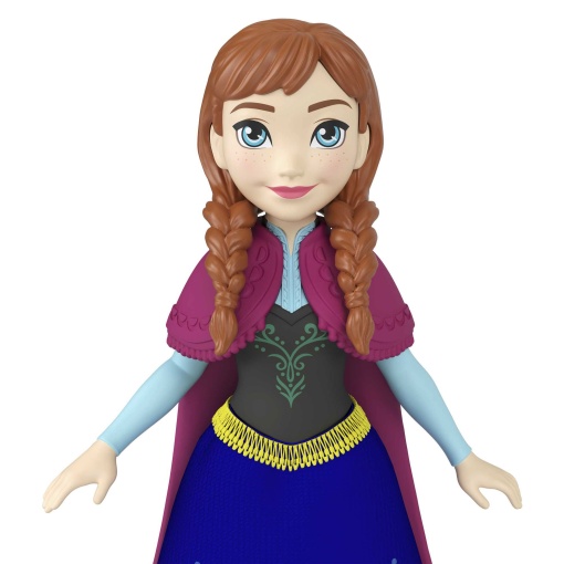 Disney Frozen Anna saia azul 9cm Mattel HLW97/HPD46