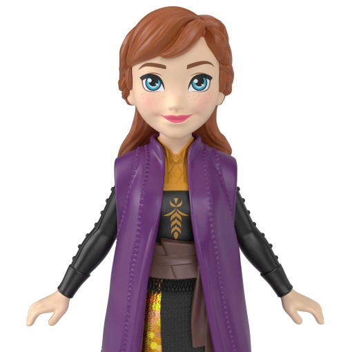 Disney Frozen Anna saia preta 9cm Mattel HLW97/HLW99