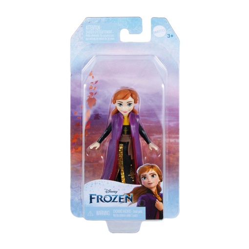 Disney Frozen Anna saia preta 9cm Mattel HLW97/HLW99