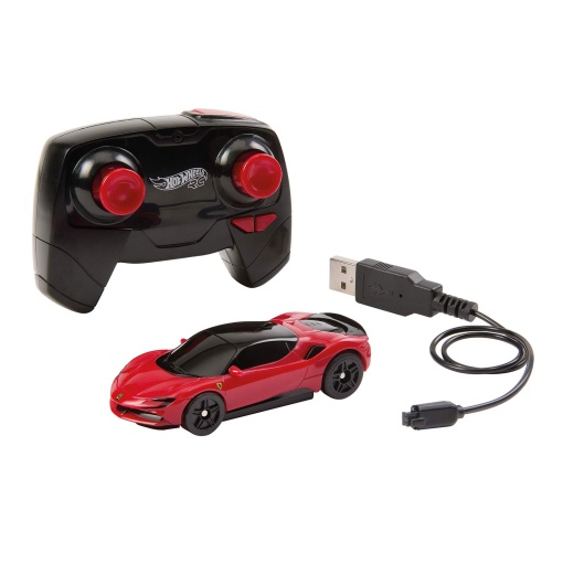 HOT WHEELS RC Ferrari SF90 Stradale Asseto Fiorano telecomandado 1:64 Mattel JGD09