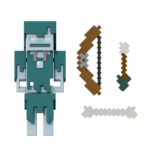 MINECRAFT figura esqueleto glacial 11cm Mattel GTP08/JCN43