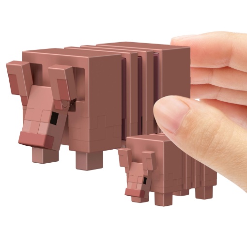 MINECRAFT figura Armadillo e bebé Armadillo Mattel GTP08/JCN40