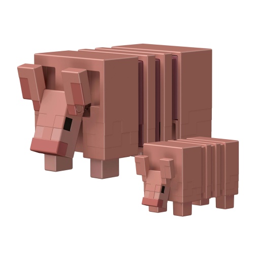 MINECRAFT figura Armadillo e bebé Armadillo Mattel GTP08/JCN40