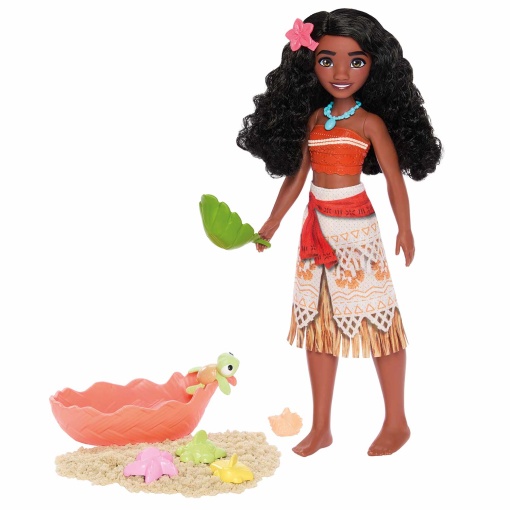 Disney Princess Oceans Friends Vaiana com tartaruga bebé MATTEL JFT12