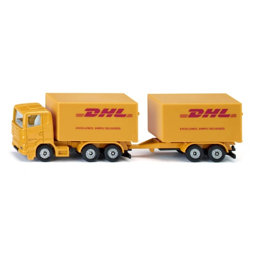 Camião DHL com atrelado miniatura SIKU