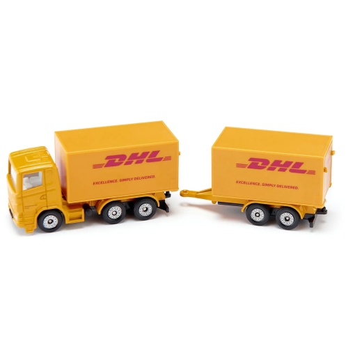 Camião DHL com atrelado miniatura SIKU