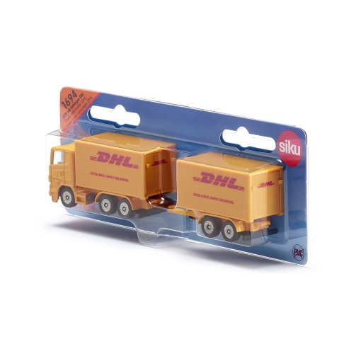 Camião DHL com atrelado miniatura SIKU