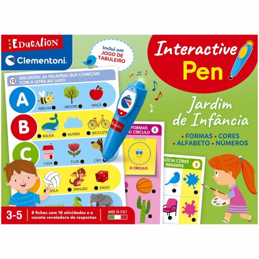 Interactive Pen - jardim de infância 3-5 anos CLEMENTONI Education
