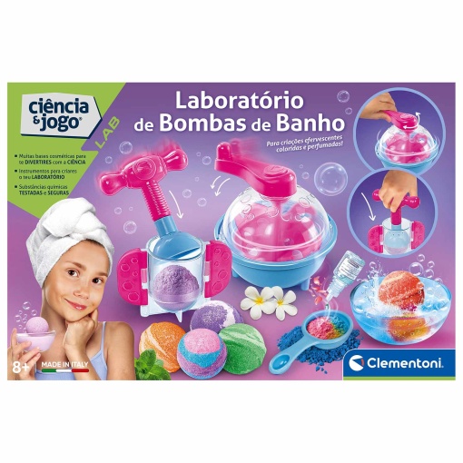 Laboratório de bombas de banho CLEMENTONI Ciência & Jogo Lab