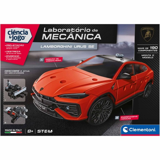 Laboratório de mecânica - LAMBORGHINI Urus SE CLEMENTONI Ciência & Jogo