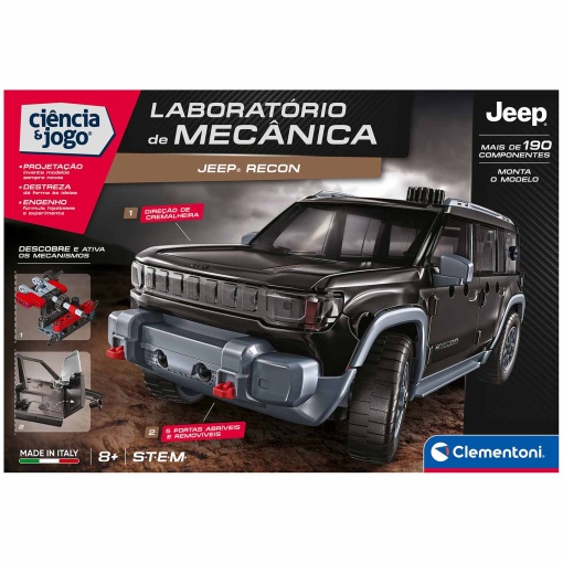 Laboratório de mecânica - JEEP Recon CLEMENTONI Ciência & Jogo