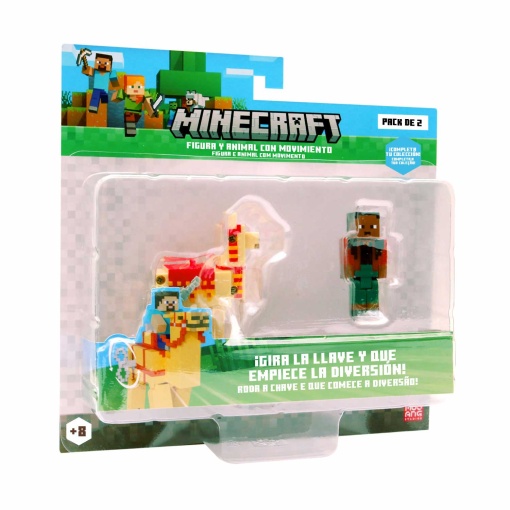 MINECRAFT figura + animal sortido BIZAK