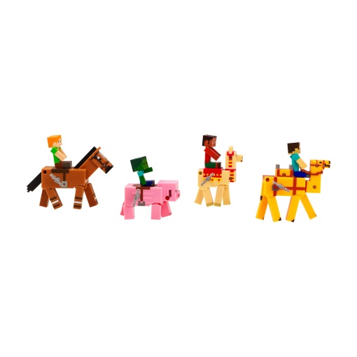 MINECRAFT figura + animal sortido BIZAK
