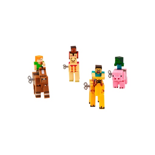 MINECRAFT figura + animal sortido BIZAK