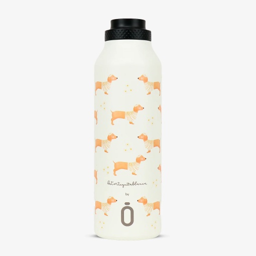 Garrafa térmica RUNBOTT MII La Tortuguita Blanca 600ml teckel daisy