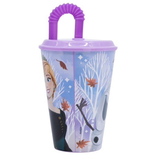 Copo easy sport com tampa e palhinha Disney Frozen AUTUMN LEAVES 430ml