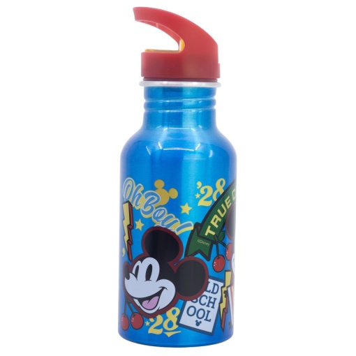 Garrafa nevada de alumínio com bico Disney Mickey True Champions 545ml