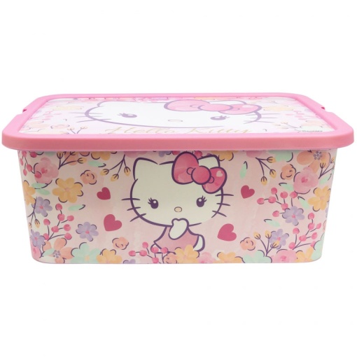 Caixa de arrumação Hello Kitty 13 litros