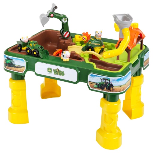 Quinta JOHN DEERE - mesa de brincadeira com areia e água KLEIN