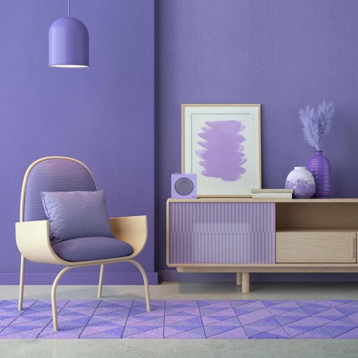 Coluna Bluetooth + rádio TNB Rainbow Cube 5w lilac purple