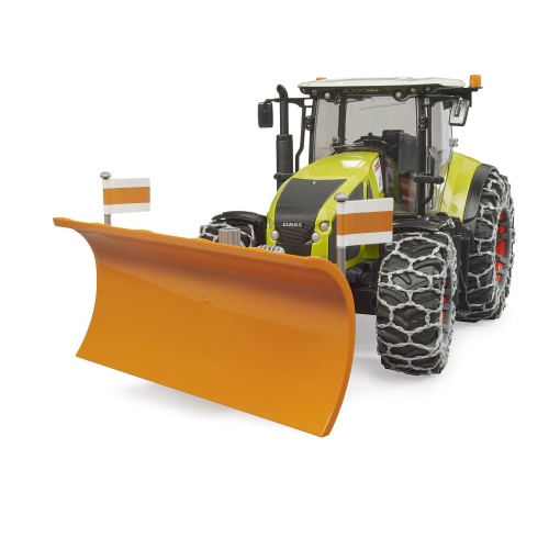 Trator Class Axion 950 com correntes de neve BRUDER