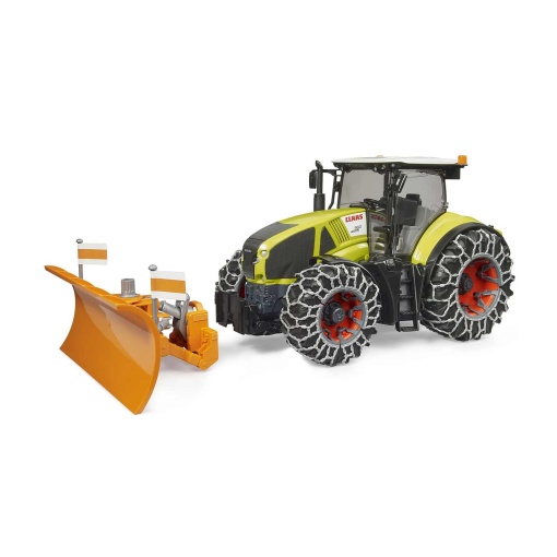 Trator Class Axion 950 com correntes de neve BRUDER